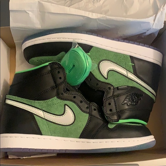 Nike Air Jordan 1 Hi Zoom Air “Zen Green” - Picture 2 of 7